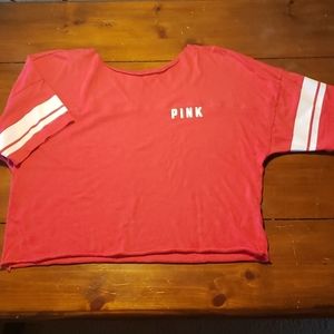 PINK cropped shirt